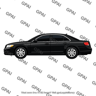 Black sedan