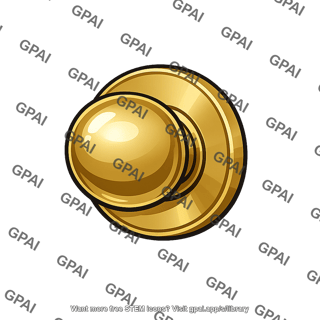 Metal doorknob