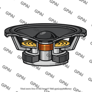 Loudspeaker driver cross section