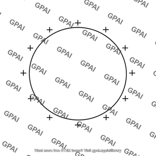 Line of uniform charge circular