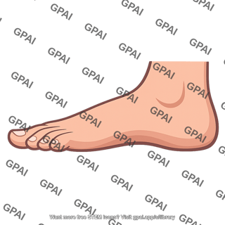 Human right foot