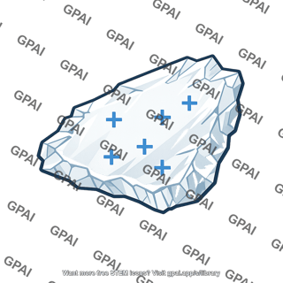Sugar crystal broken piece positive