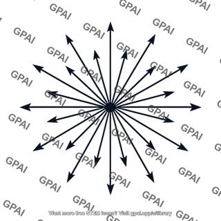 Diverging radial magnetic field