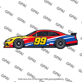 Nascar race car
