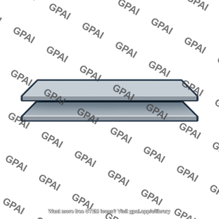 Parallel plate capacitor narrow separation