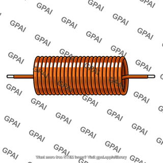 Primary coil cylindrical
