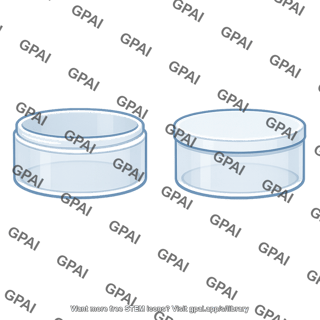 Plastic container cylindrical