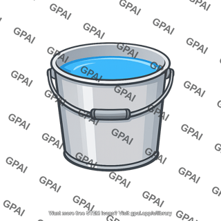 Bucket of water