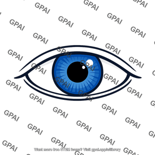 Eye front view