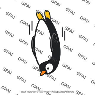 Penguin falling