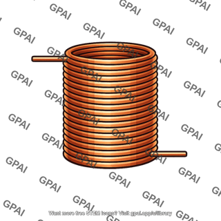 Copper wire coil