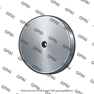 Solid steel rotor disk