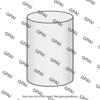Right circular cylinder 3d