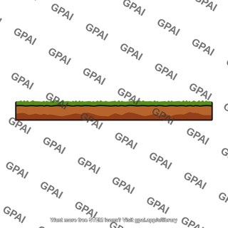 Ground grassy strip