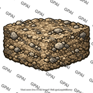Ground material