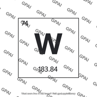 Tungsten element cell