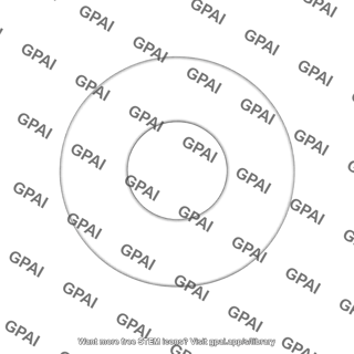 Opaque circle with hole