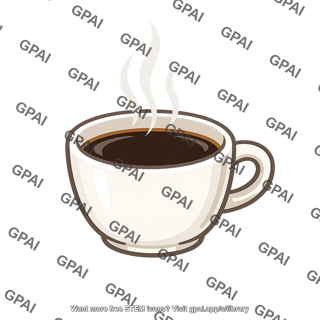 Cup coffee hot