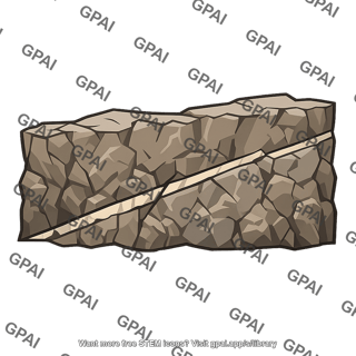 Foreground rock face