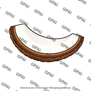 Coconut piece b