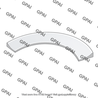 Frictionless curved track
