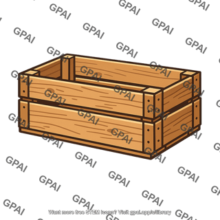 Wood crate