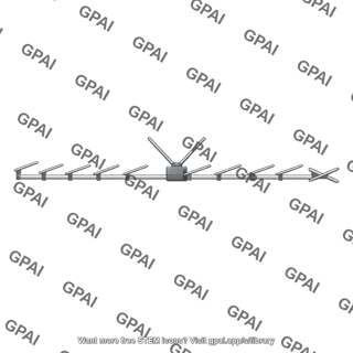 Vhf television antenna horizontal