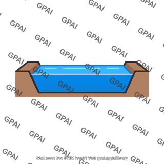 Water volume in ditch