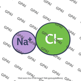 Sodium chloride ionic pair