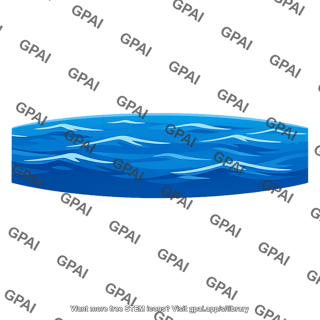 Stylized ocean water