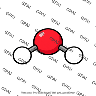Ordinary water molecule