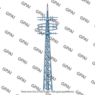 Television transmitter antenna