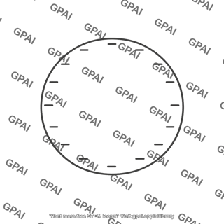 Circle with dashes