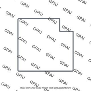 Square plate with corner removed