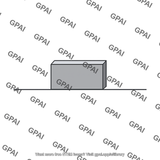 Block on frictionless floor