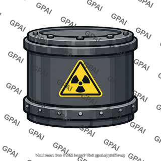 Radioactive waste cask