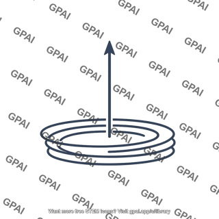 Normal vector to coil