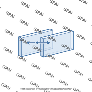Oscillating air element displaced