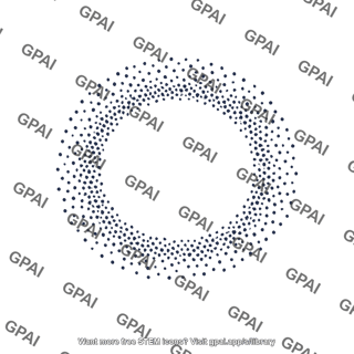 Radial probability density dot plot