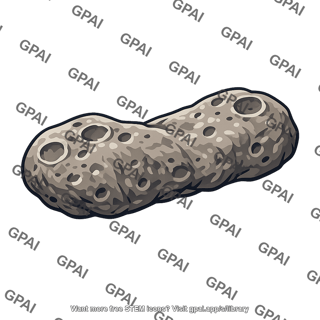 Elongated asteroid