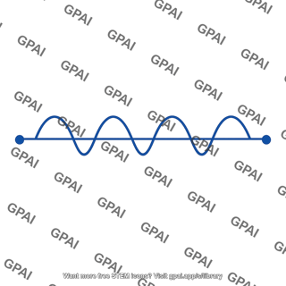 Standing electron matter wave