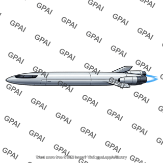 Spaceship long streamlined
