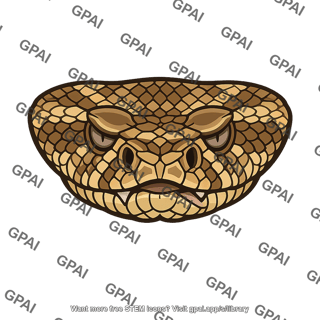 Rattlesnake head dead