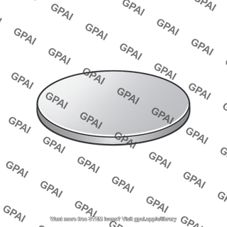 Capacitor plate circular