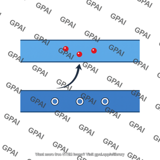 Semiconductor band gap diagram excited