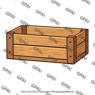 Wooden crate