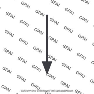 Gravitational force arrow
