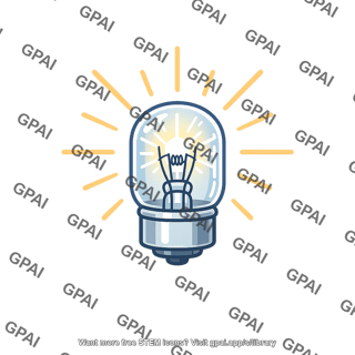 Light bulb glowing