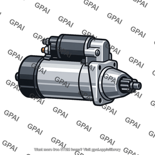 Car starting motor