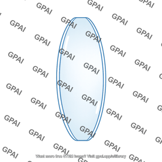Thin symmetric lens